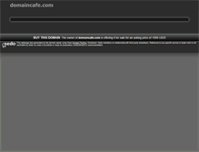 Tablet Screenshot of domaincafe.com